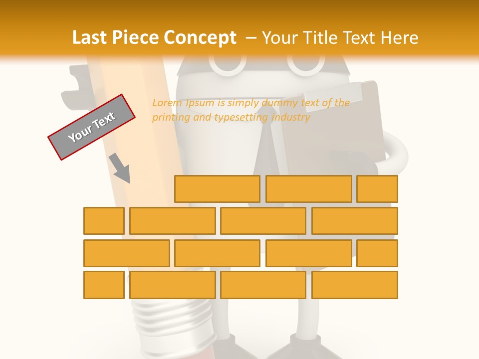 Character Notepad Businessman PowerPoint Template