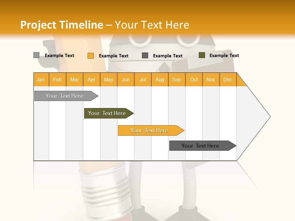 Character Notepad Businessman PowerPoint Template