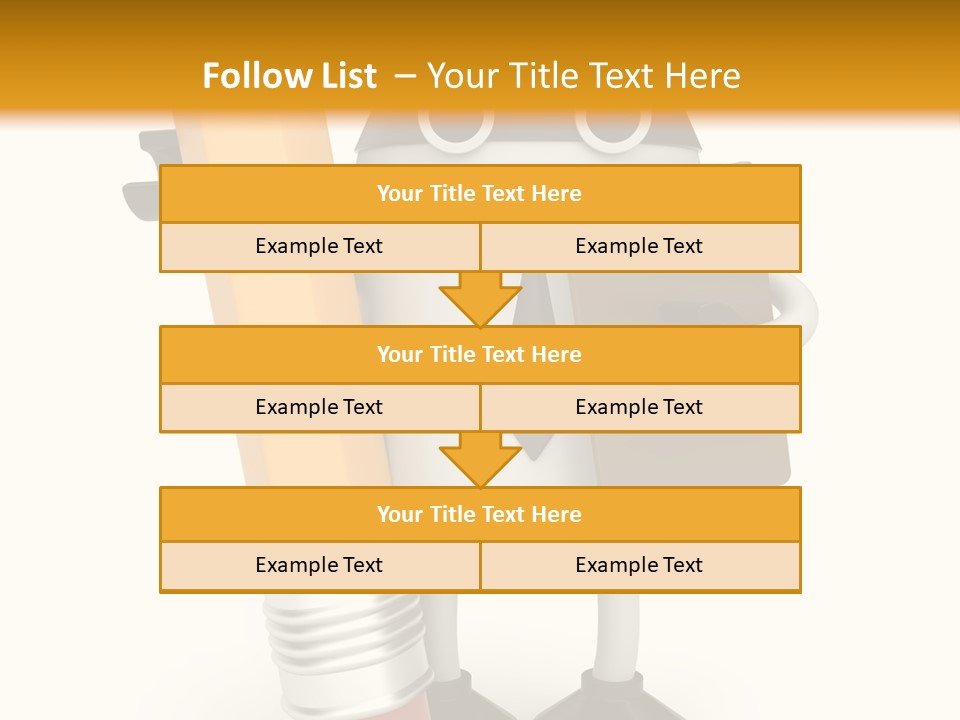 Character Notepad Businessman PowerPoint Template