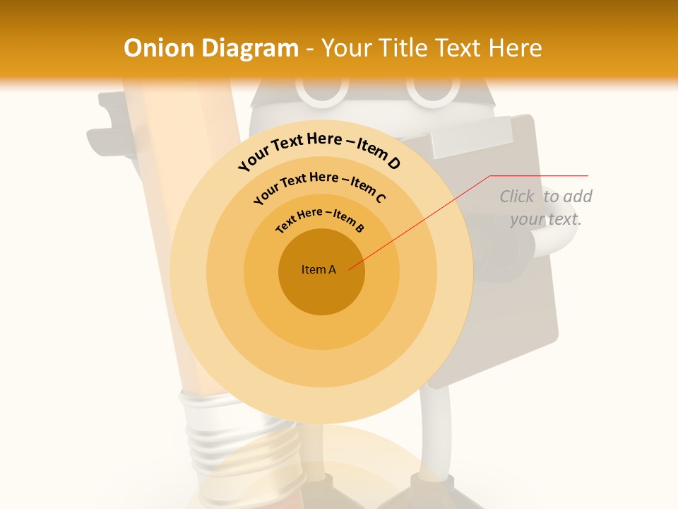 Character Notepad Businessman PowerPoint Template
