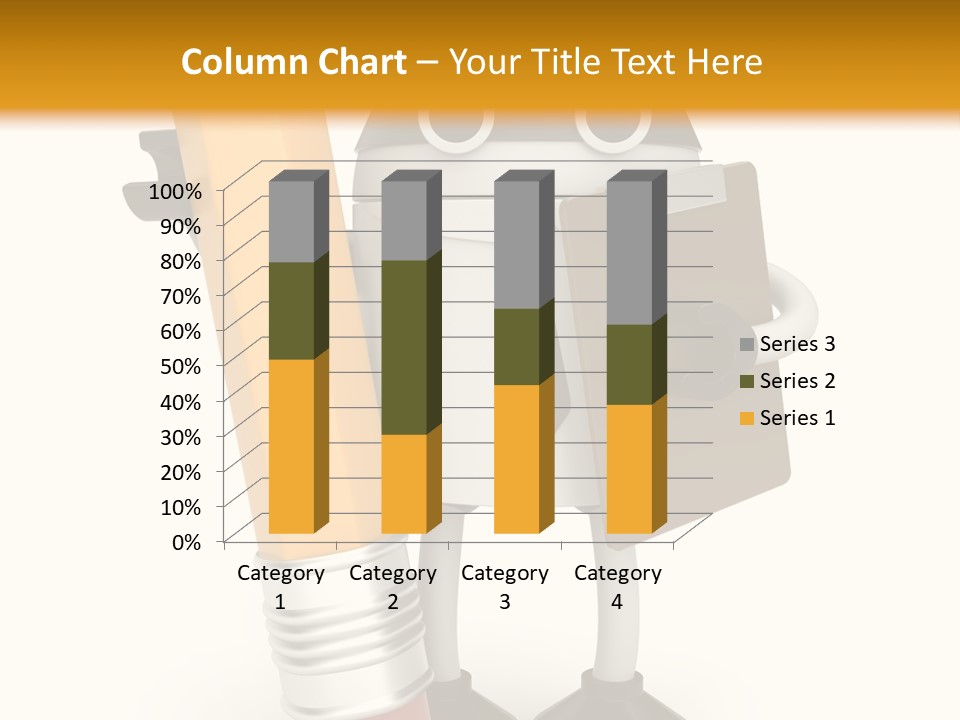 Character Notepad Businessman PowerPoint Template