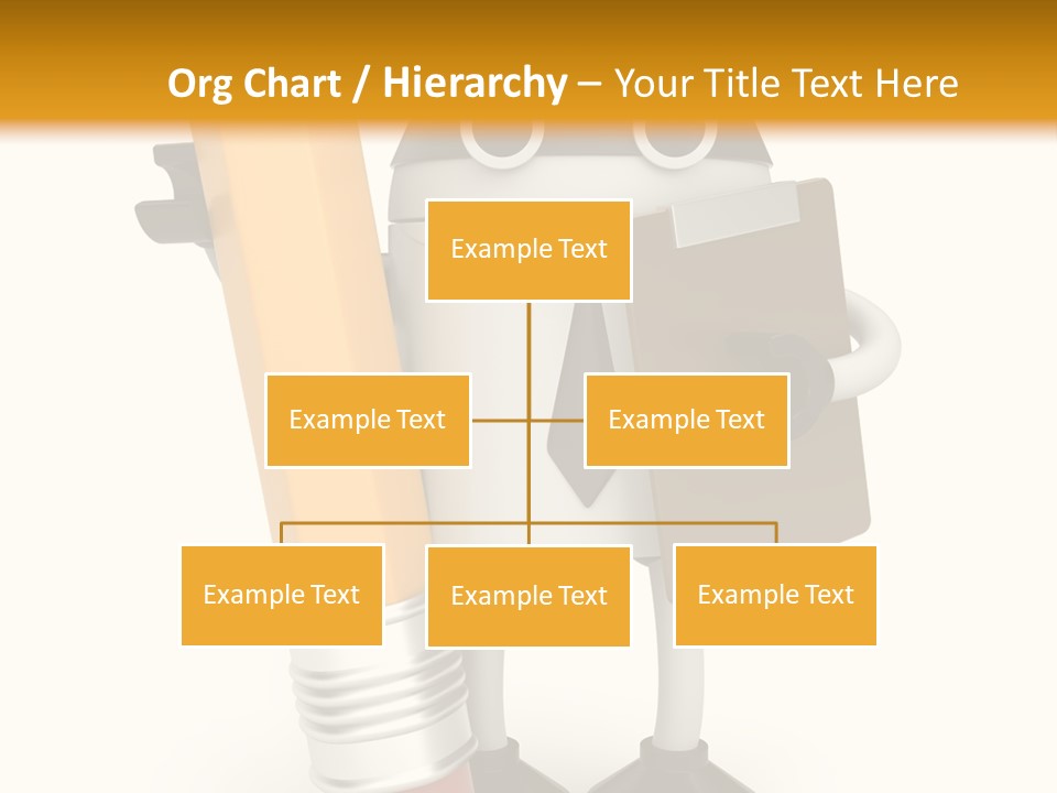 Character Notepad Businessman PowerPoint Template