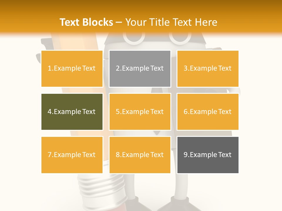 Character Notepad Businessman PowerPoint Template