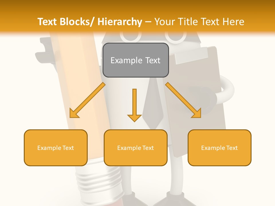 Character Notepad Businessman PowerPoint Template