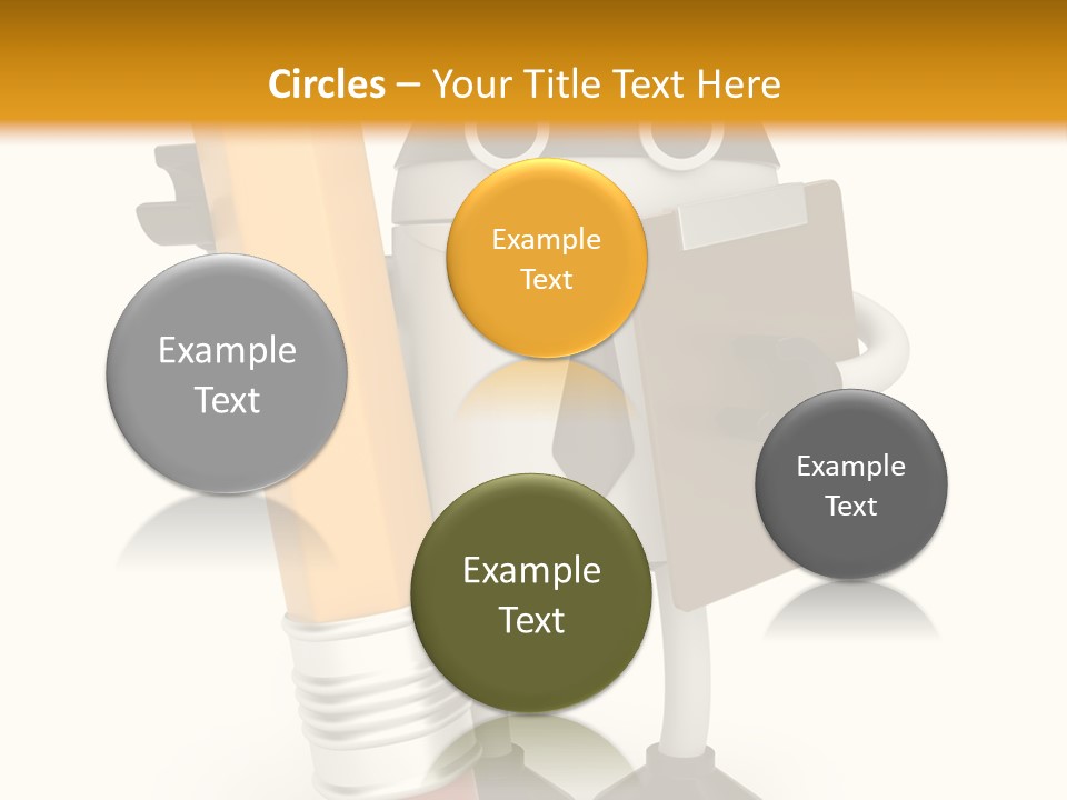 Character Notepad Businessman PowerPoint Template