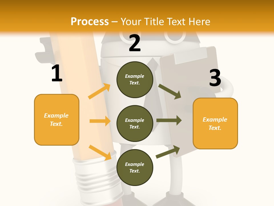 Character Notepad Businessman PowerPoint Template