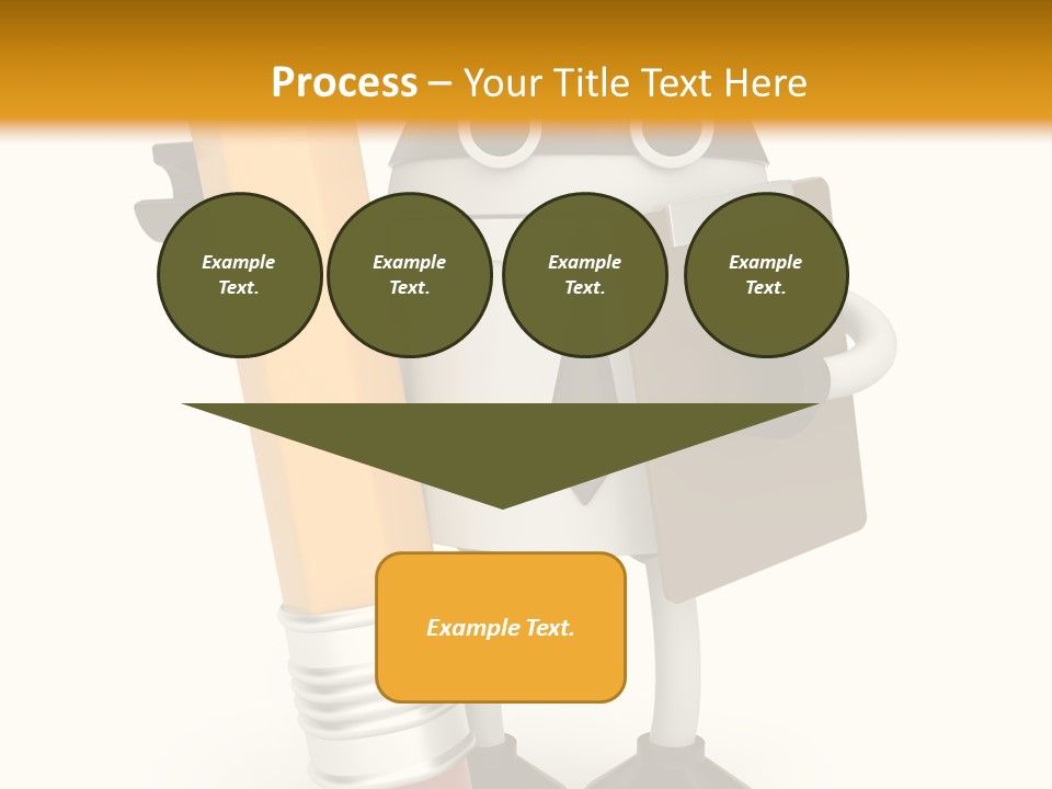 Character Notepad Businessman PowerPoint Template