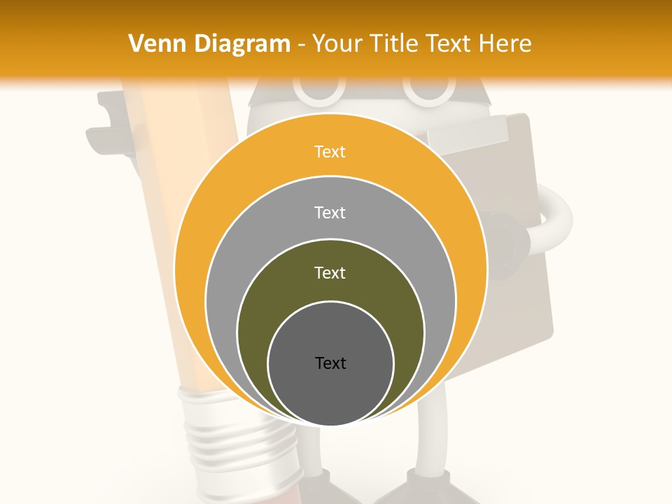Character Notepad Businessman PowerPoint Template