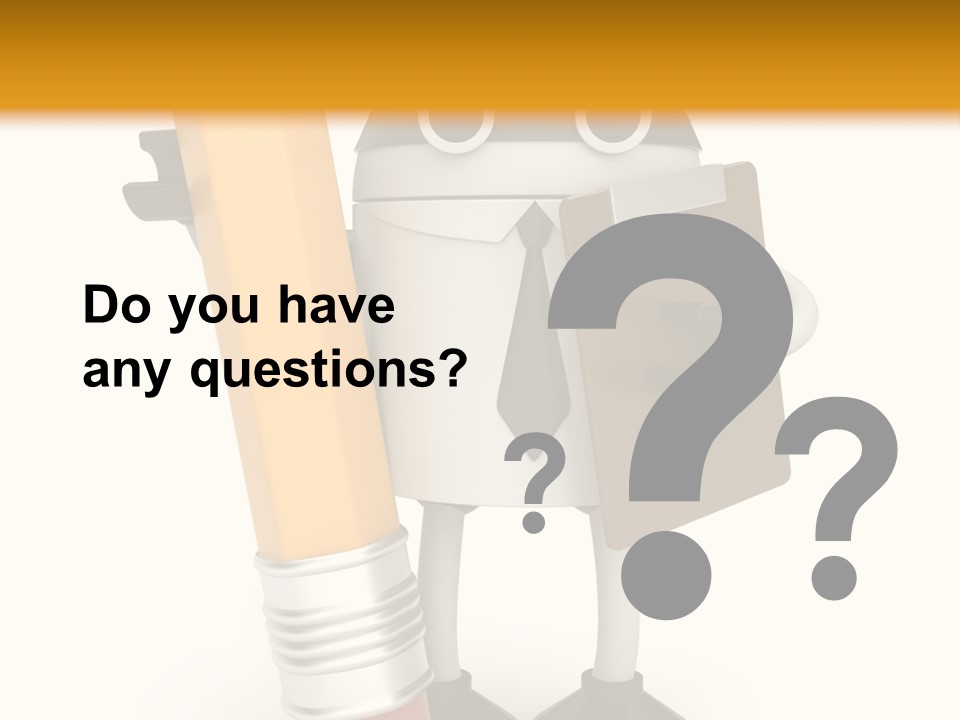 Character Notepad Businessman PowerPoint Template