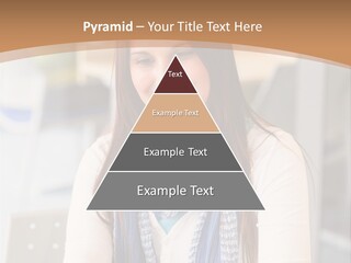 Looking Happy White PowerPoint Template