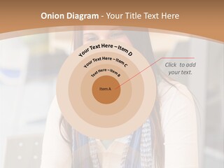 Looking Happy White PowerPoint Template