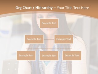Looking Happy White PowerPoint Template