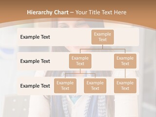 Looking Happy White PowerPoint Template
