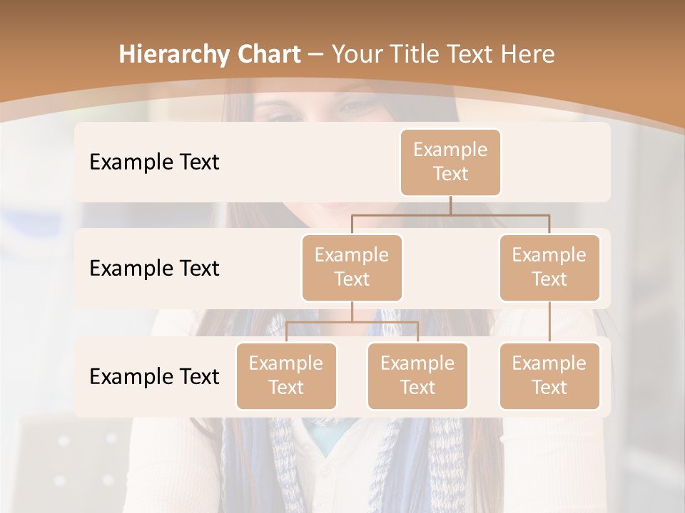 Looking Happy White PowerPoint Template