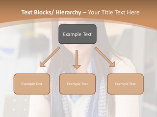 Looking Happy White PowerPoint Template