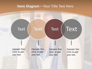 Looking Happy White PowerPoint Template