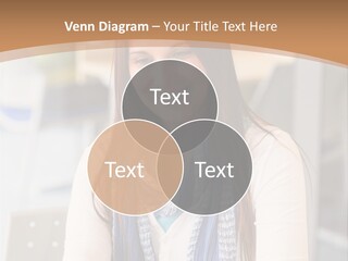 Looking Happy White PowerPoint Template