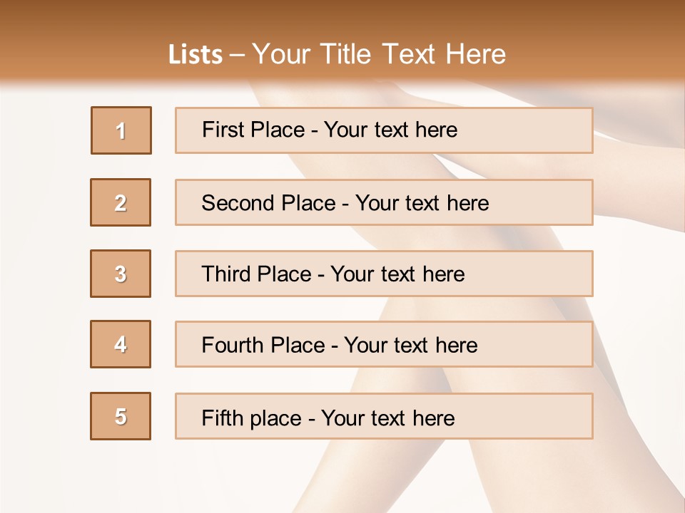 Elegance Body Young PowerPoint Template