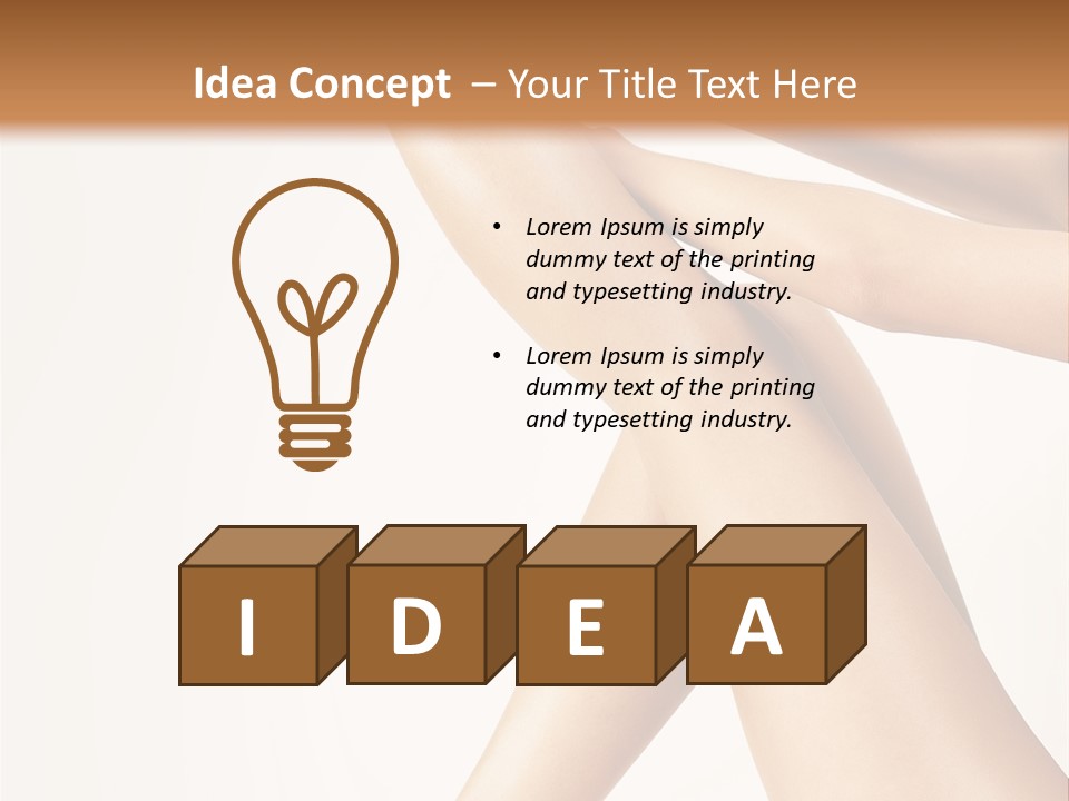 Elegance Body Young PowerPoint Template