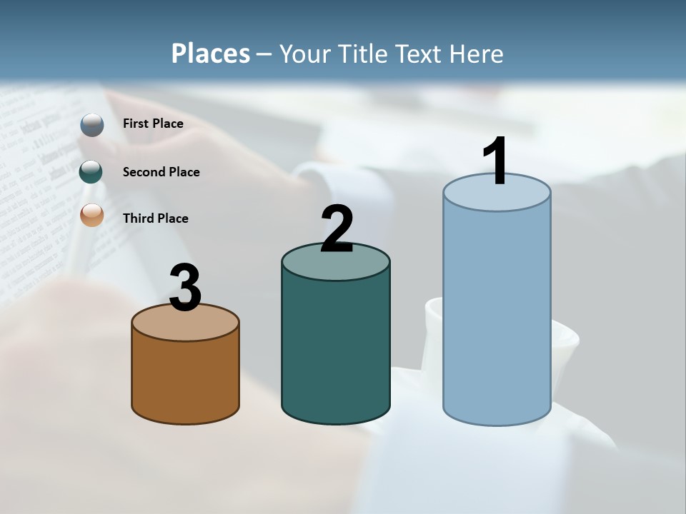 Employer Sitting Publishing PowerPoint Template