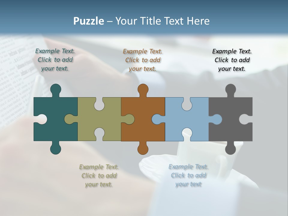 Employer Sitting Publishing PowerPoint Template