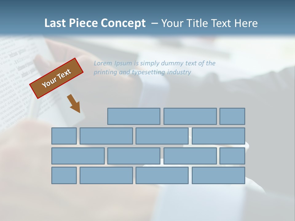 Employer Sitting Publishing PowerPoint Template
