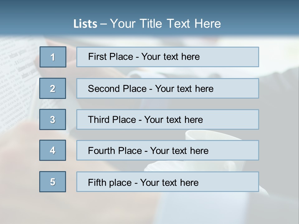 Employer Sitting Publishing PowerPoint Template