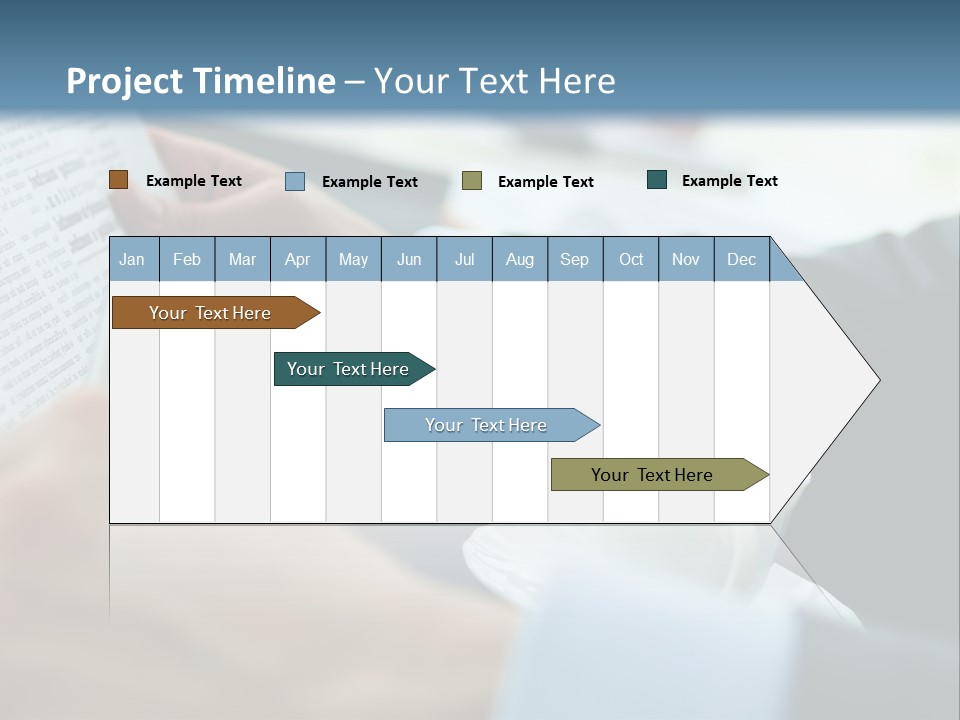 Employer Sitting Publishing PowerPoint Template