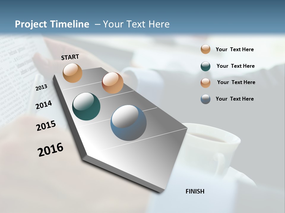 Employer Sitting Publishing PowerPoint Template