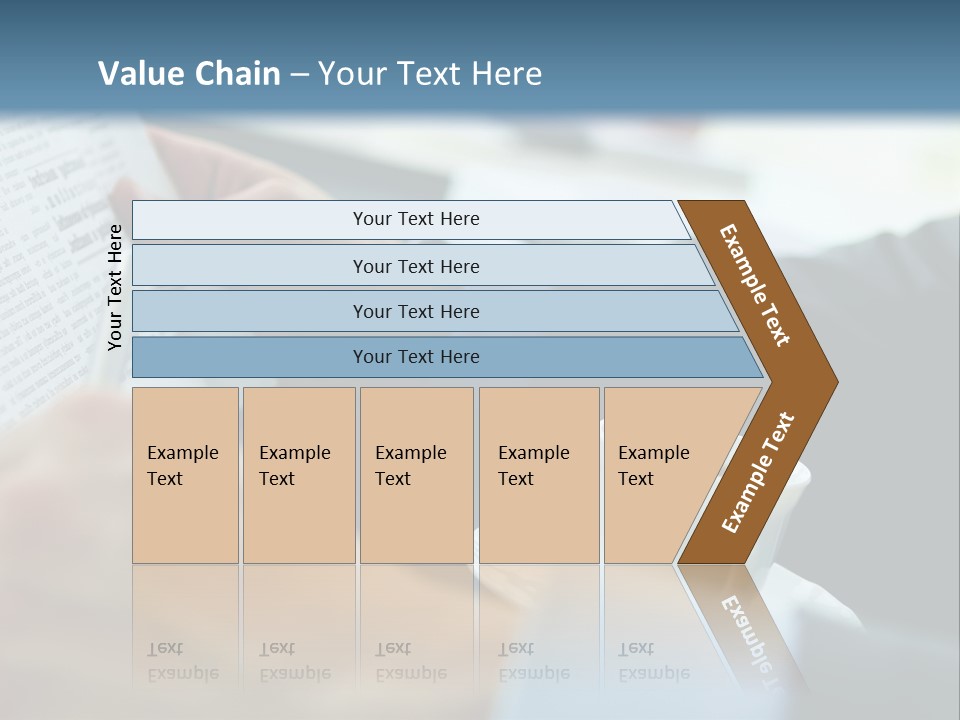 Employer Sitting Publishing PowerPoint Template