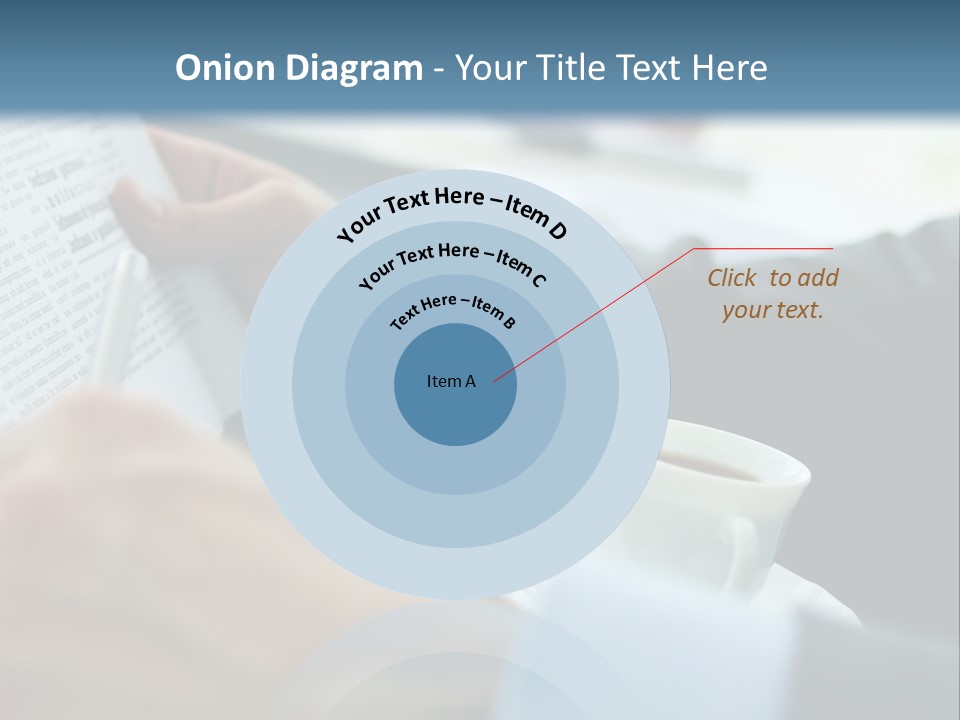 Employer Sitting Publishing PowerPoint Template