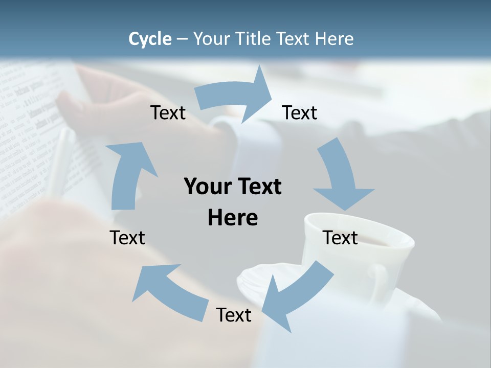 Employer Sitting Publishing PowerPoint Template