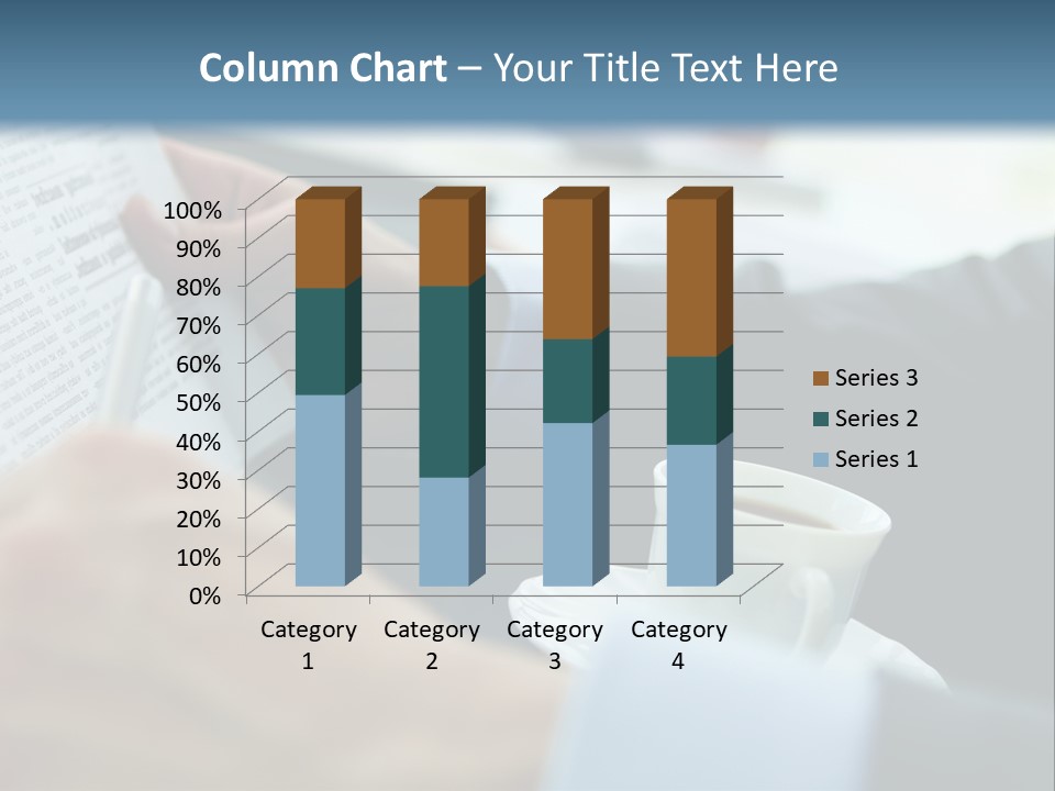 Employer Sitting Publishing PowerPoint Template