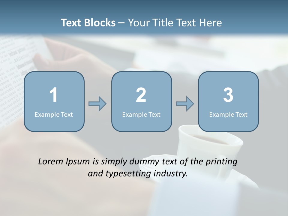 Employer Sitting Publishing PowerPoint Template