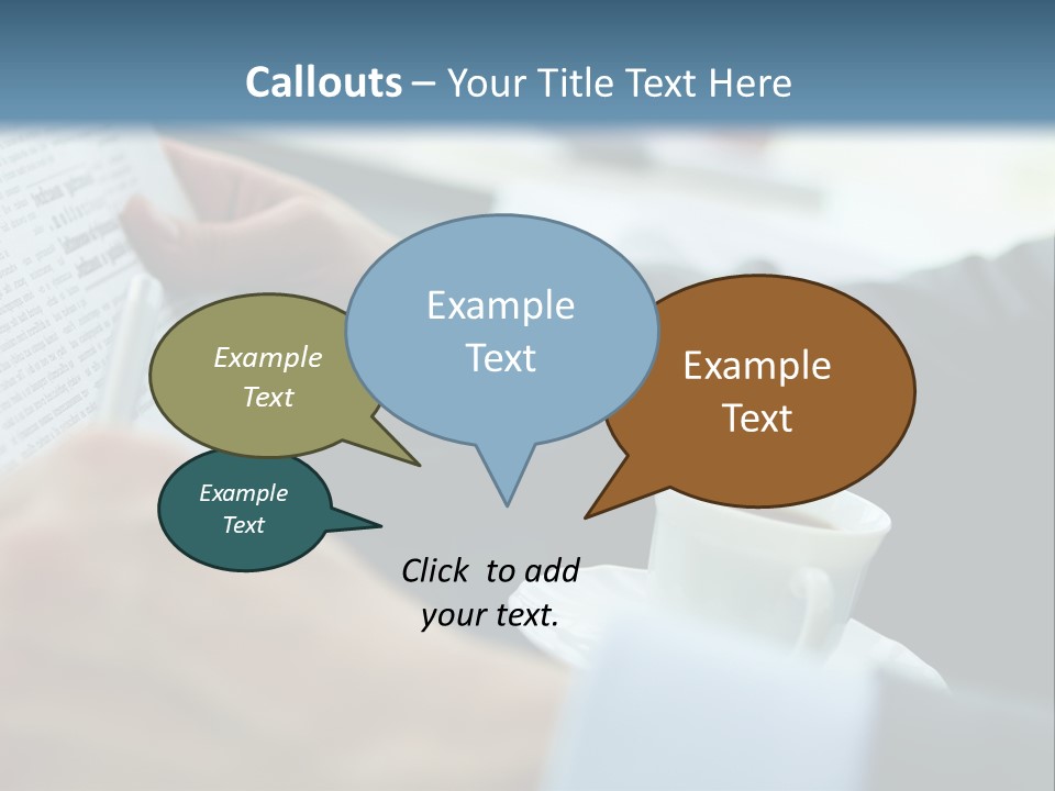 Employer Sitting Publishing PowerPoint Template