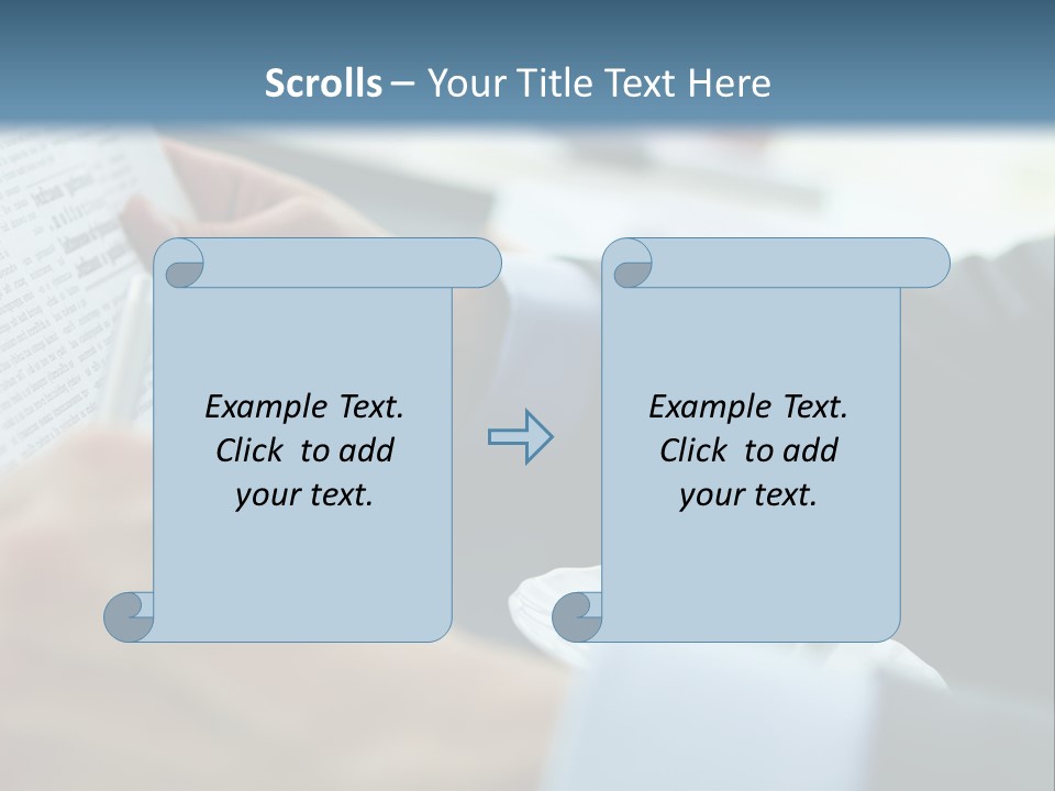 Employer Sitting Publishing PowerPoint Template