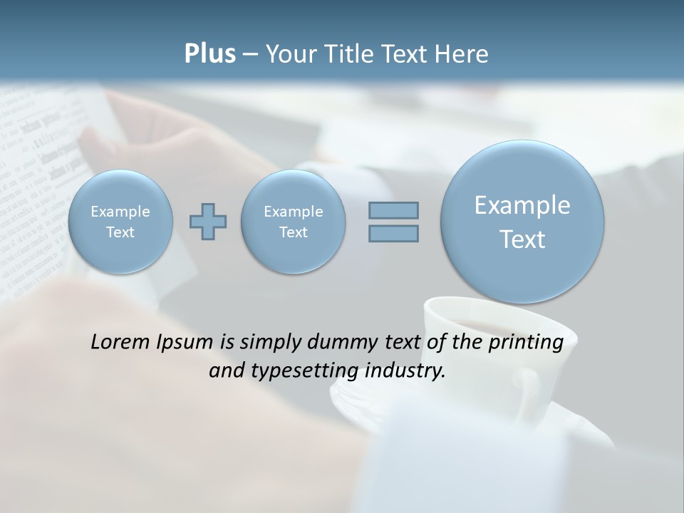 Employer Sitting Publishing PowerPoint Template