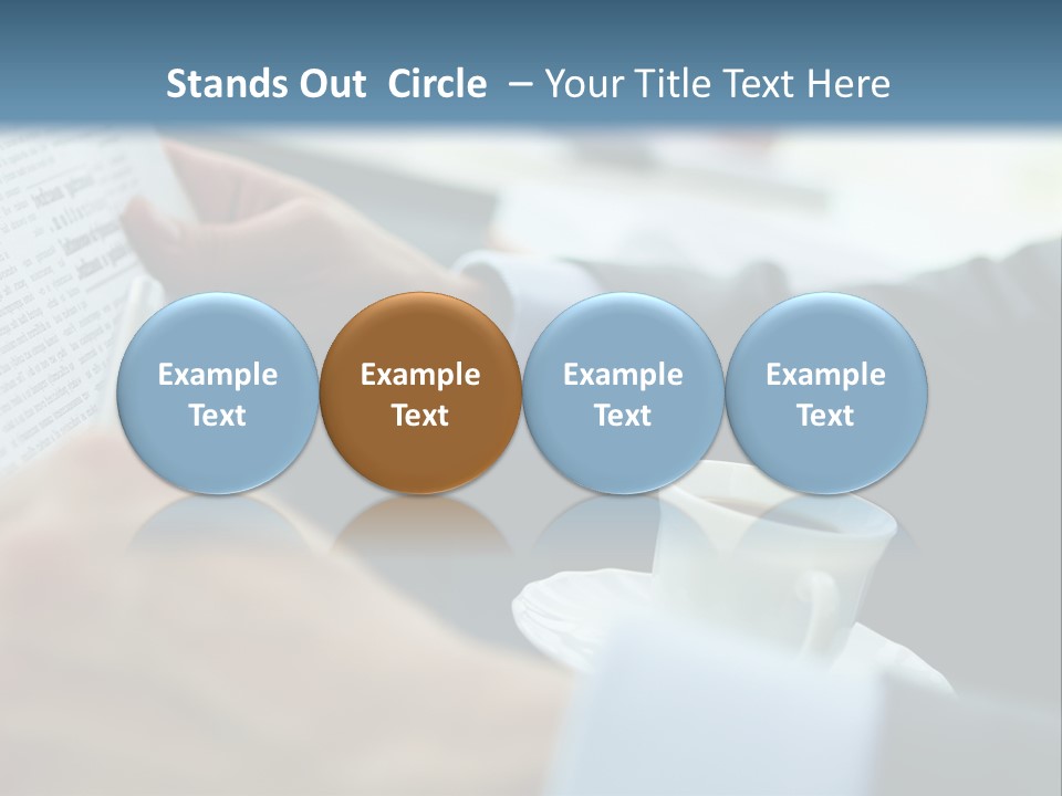 Employer Sitting Publishing PowerPoint Template