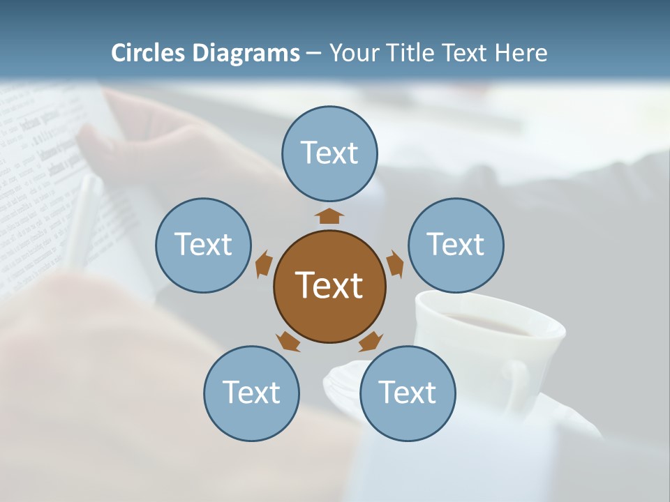 Employer Sitting Publishing PowerPoint Template