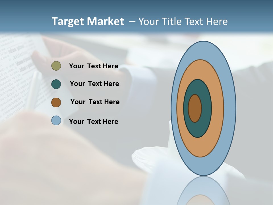 Employer Sitting Publishing PowerPoint Template