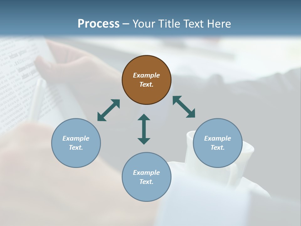 Employer Sitting Publishing PowerPoint Template