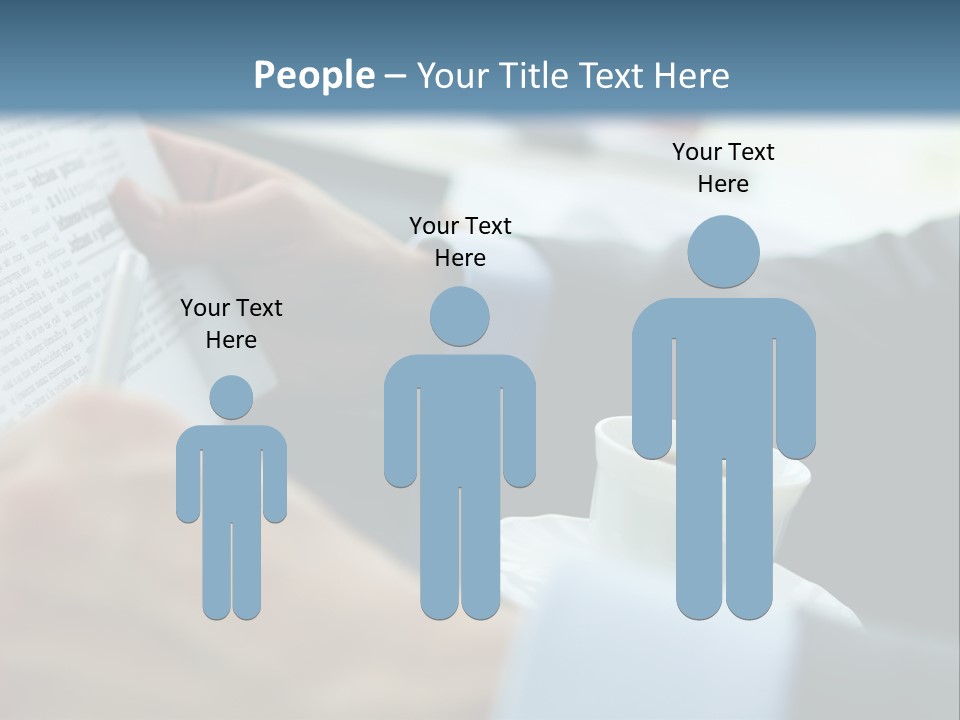 Employer Sitting Publishing PowerPoint Template