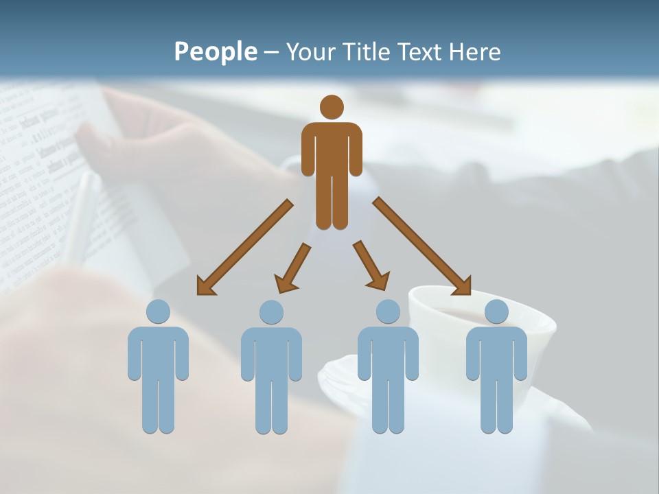 Employer Sitting Publishing PowerPoint Template