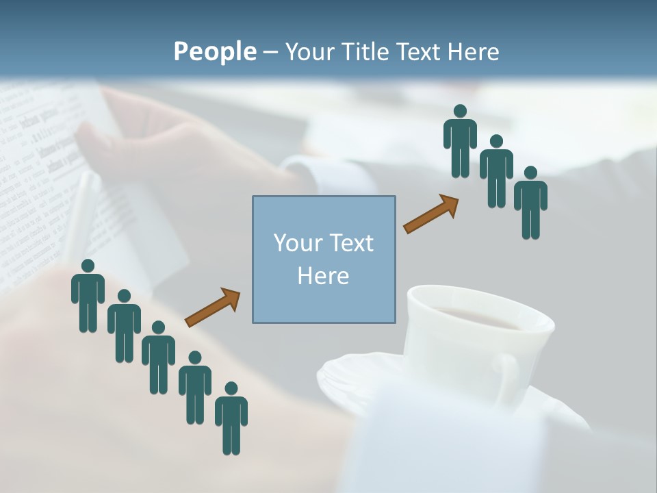 Employer Sitting Publishing PowerPoint Template