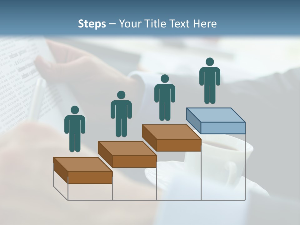 Employer Sitting Publishing PowerPoint Template