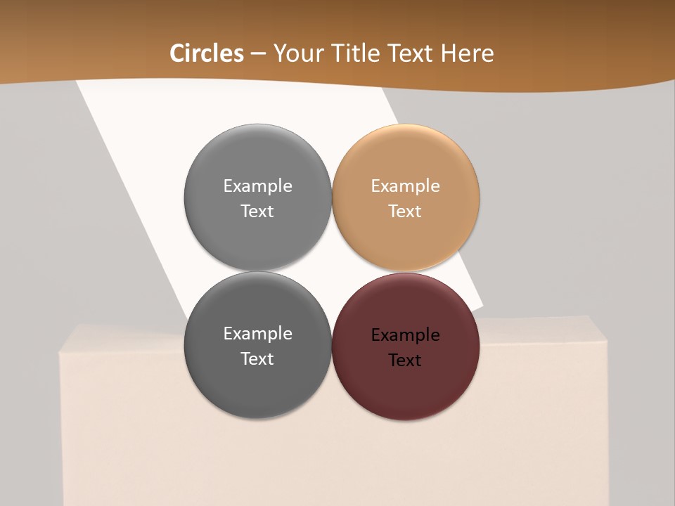 Referendum White Secrecy PowerPoint Template