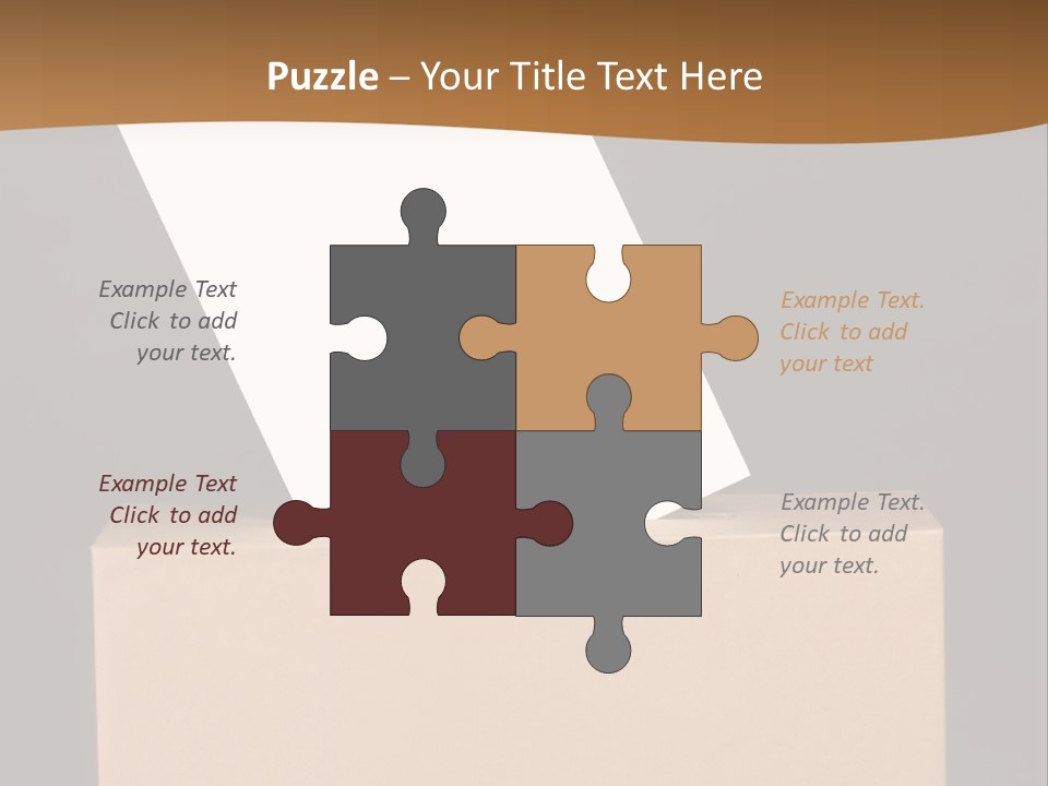 Referendum White Secrecy PowerPoint Template