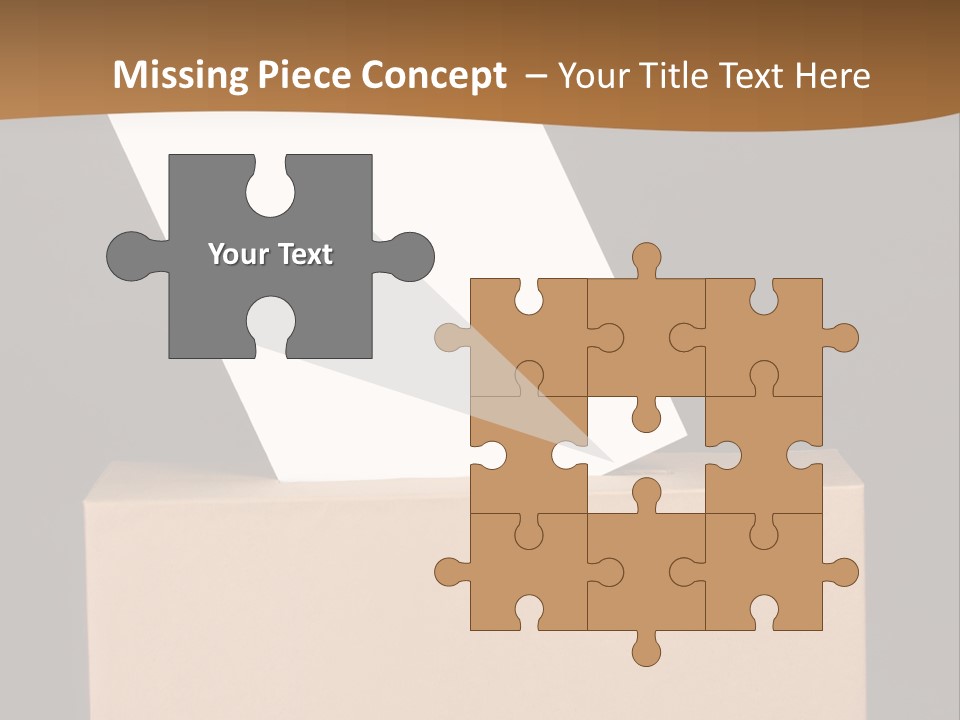 Referendum White Secrecy PowerPoint Template