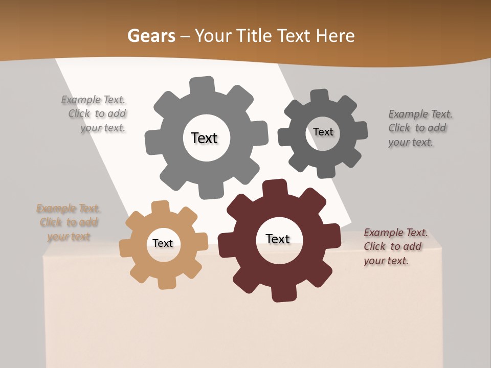 Referendum White Secrecy PowerPoint Template