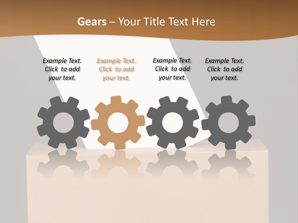 Referendum White Secrecy PowerPoint Template
